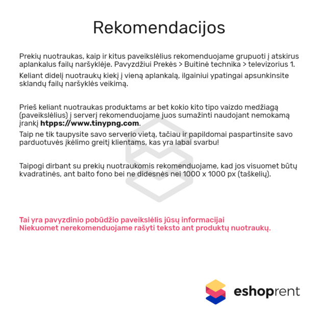 Prekės kortelė - pavyzdinė Nr. 15 3